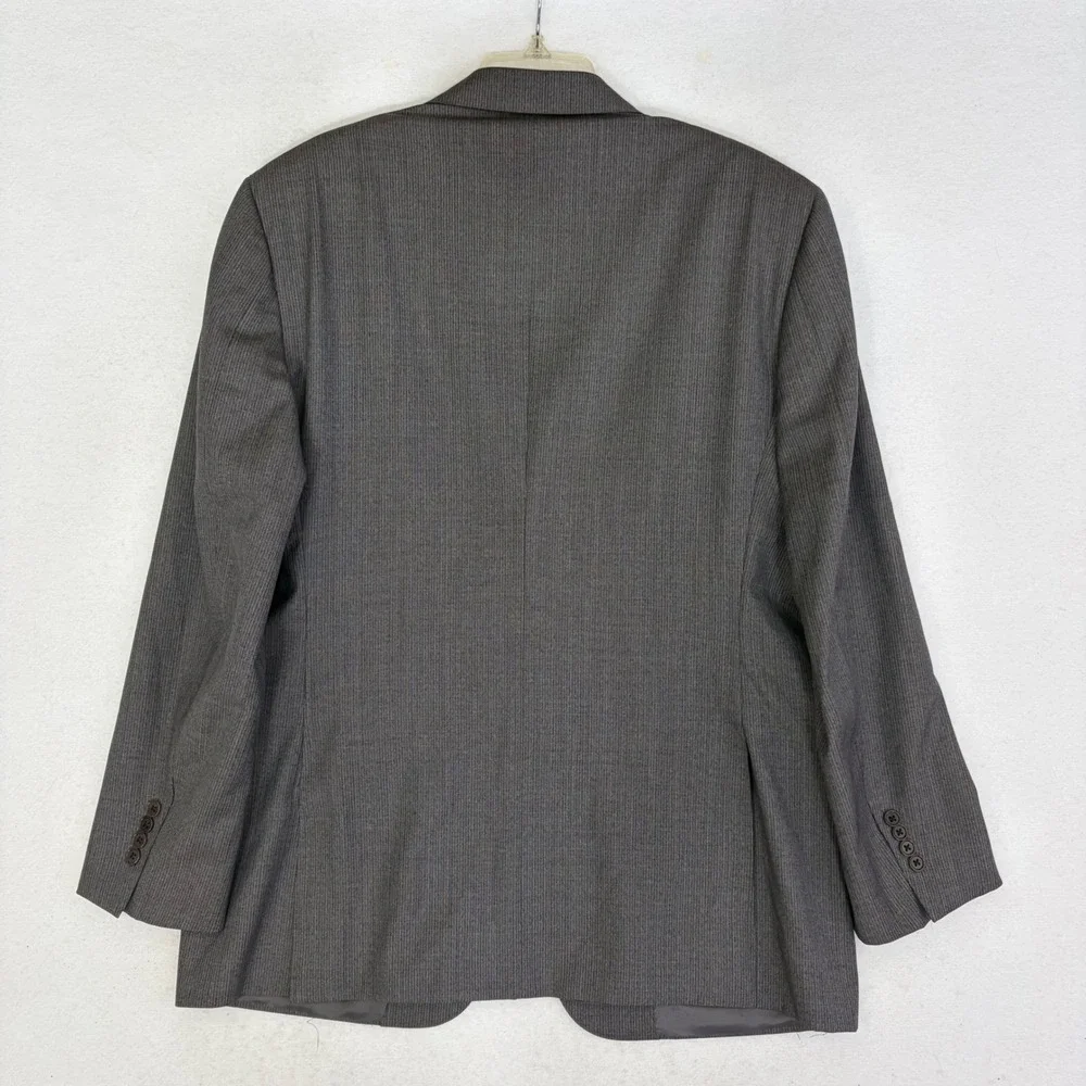 Canali Siena 2 Piece Suit Mens 46R Charcoal Grey Wool 2-Button Modern Made Italy
